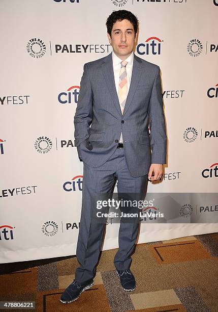 Actor Jason Biggs attends the "Orange Is The New Black" event at the 2014 PaleyFest at Dolby Theatre on March 14, 2014 in Hollywood, California.