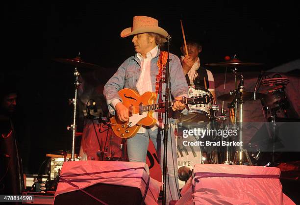 Musician Dwight Yoakam performs at the 2015 FarmBorough Festival - Day 2 at Randall's Island on June 27, 2015 in New York City.