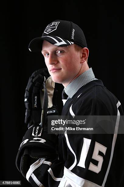 Austin Wagner, 99th overall pick of the Los Angeles Kings during the 2015 NHL Draft at BB&T Center on June 27, 2015 in Sunrise, Florida.