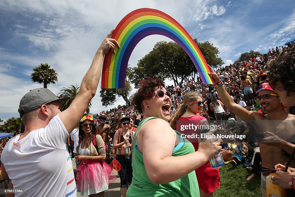 Day After Landmark High Court Ruling Supporting Gay Marriage, Pride Weekend Celebrating In San Franciso
