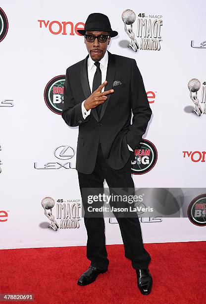 Arsenio Hall attends the 45th NAACP Image Awards at Pasadena Civic Auditorium on February 22, 2014 in Pasadena, California.