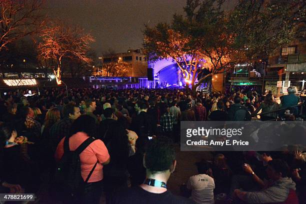 General view of the atmosphere at Soundexchange during the 2014 SXSW Music, Film + Interactive Festival at Stubbs on March 14, 2014 in Austin, Texas.