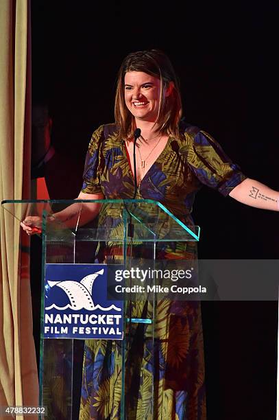 Leslye Headland attends the "Screenwriters Tribute" event during the 20th Annual Nantucket Film Festival - Day 4 on June 27, 2015 in Nantucket,...