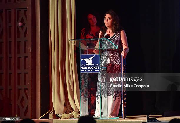 Liz Garbus attends the "Screenwriters Tribute" event during the 20th Annual Nantucket Film Festival - Day 4 on June 27, 2015 in Nantucket,...