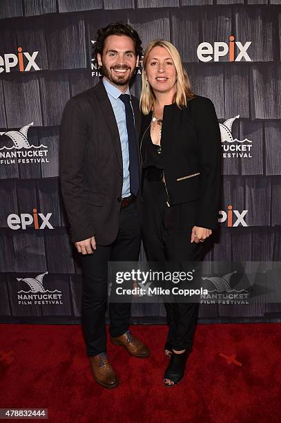 Bill Curran and Mystelle Brabbee attend the "Screenwriters Tribute" event during the 20th Annual Nantucket Film Festival - Day 4 on June 27, 2015 in...