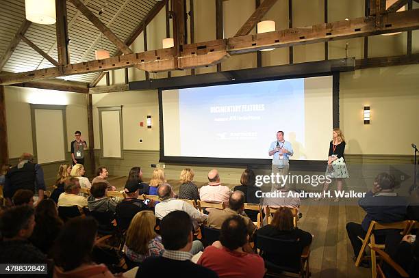 Douglas Tirola attends the screening of " Drunk Stoned Brilliant Dead: The Story of the National Lampoon" during the 20th Annual Nantucket Film...