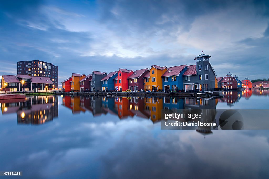 Blue Hour at  Reitdiephaven