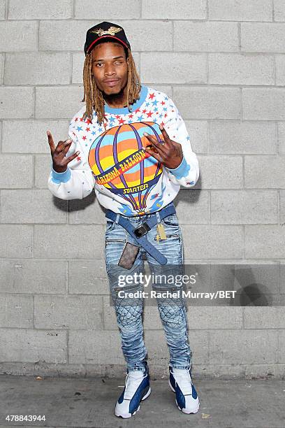 Rapper Fetty Wap attends Fashion and Beauty @BETX presented by Pantene during the 2015 BET Experience at the Los Angeles Convention Center on June...