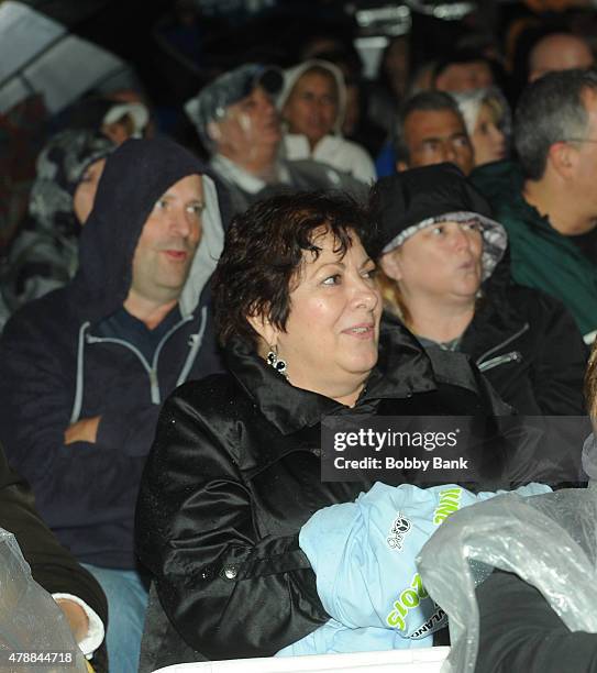 Johanna Antonacci attends Cousin Brucie's 3rd Annual Palisades Park Reunion Show at Meadowlands State Fair on June 27, 2015 in East Rutherford, New...