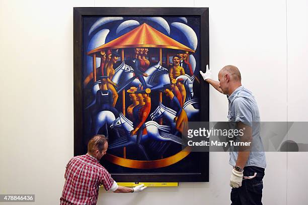 Mark Gertler's Merry-Go-Around is installed as it returns to Ben Uri on loan for the first time since its sale to Tate in 1984. This rarely-lent...