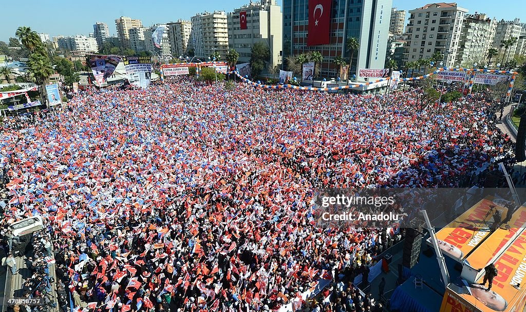 Turkish Prime Minister Erdogan in Adana