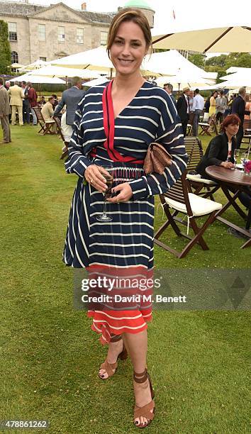 Yasmin Le Bon attends the Carter Style & Luxury Lunch at the Goodwood Festival of Speed on June 28, 2015 in Chichester, England.