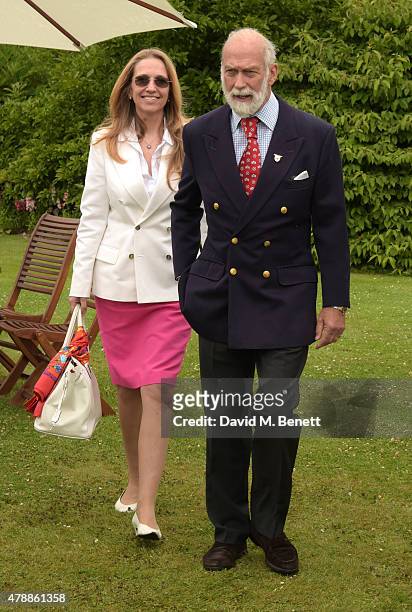 Prince Michael of Kent attends the Carter Style & Luxury Lunch at the Goodwood Festival of Speed on June 28, 2015 in Chichester, England.