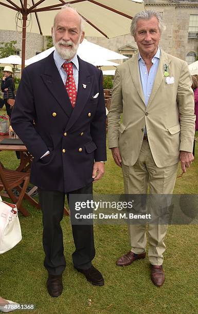 Prince Michael of Kent and Arnaud Bamberger attend the Carter Style & Luxury Lunch at the Goodwood Festival of Speed on June 28, 2015 in Chichester,...