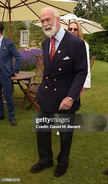 Prince Michael of Kent attends the Carter Style & Luxury Lunch at the Goodwood Festival of Speed on June 28, 2015 in Chichester, England.