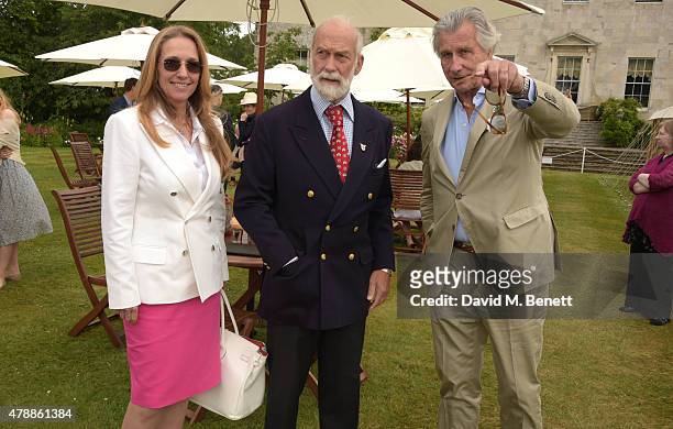 Prince Michael of Kent and Arnaud Bamberger attend the Carter Style & Luxury Lunch at the Goodwood Festival of Speed on June 28, 2015 in Chichester,...