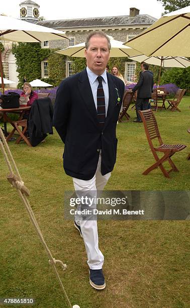 David Linley attends the Carter Style & Luxury Lunch at the Goodwood Festival of Speed on June 28, 2015 in Chichester, England.