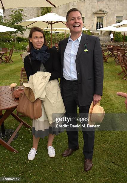 Sarah Chatto and Daniel Chatto attend the Carter Style & Luxury Lunch at the Goodwood Festival of Speed on June 28, 2015 in Chichester, England.