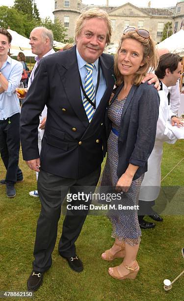 Jamie Blandford and Edla Griffiths attend the Carter Style & Luxury Lunch at the Goodwood Festival of Speed on June 28, 2015 in Chichester, England.