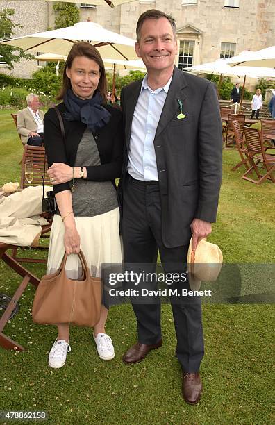 Sarah Chatto and Daniel Chatto attend the Carter Style & Luxury Lunch at the Goodwood Festival of Speed on June 28, 2015 in Chichester, England.