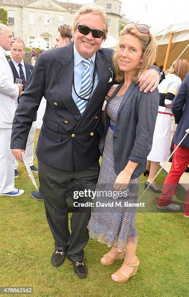 Jamie Blandford and Edla Griffiths attend the Carter Style & Luxury Lunch at the Goodwood Festival of Speed on June 28, 2015 in Chichester, England.