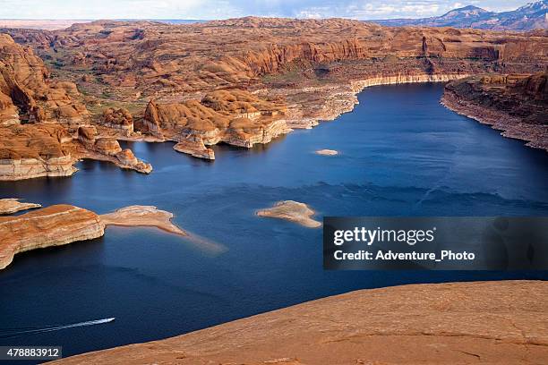 passeios de barco no lake powell - lake powell - fotografias e filmes do acervo