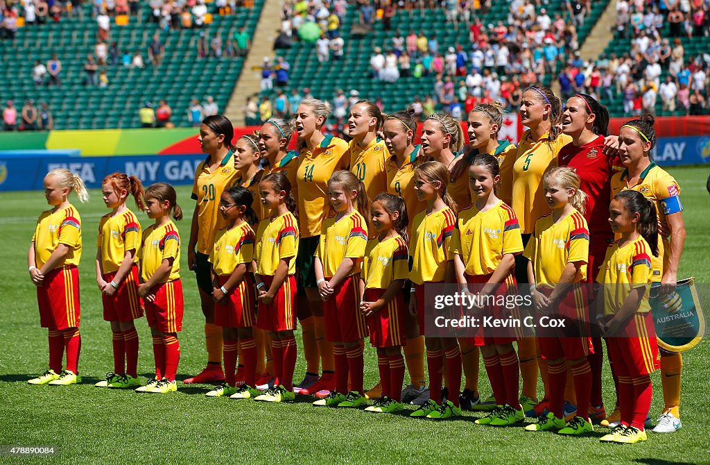 Australia v Japan: Quarter Final - FIFA Women's World Cup 2015