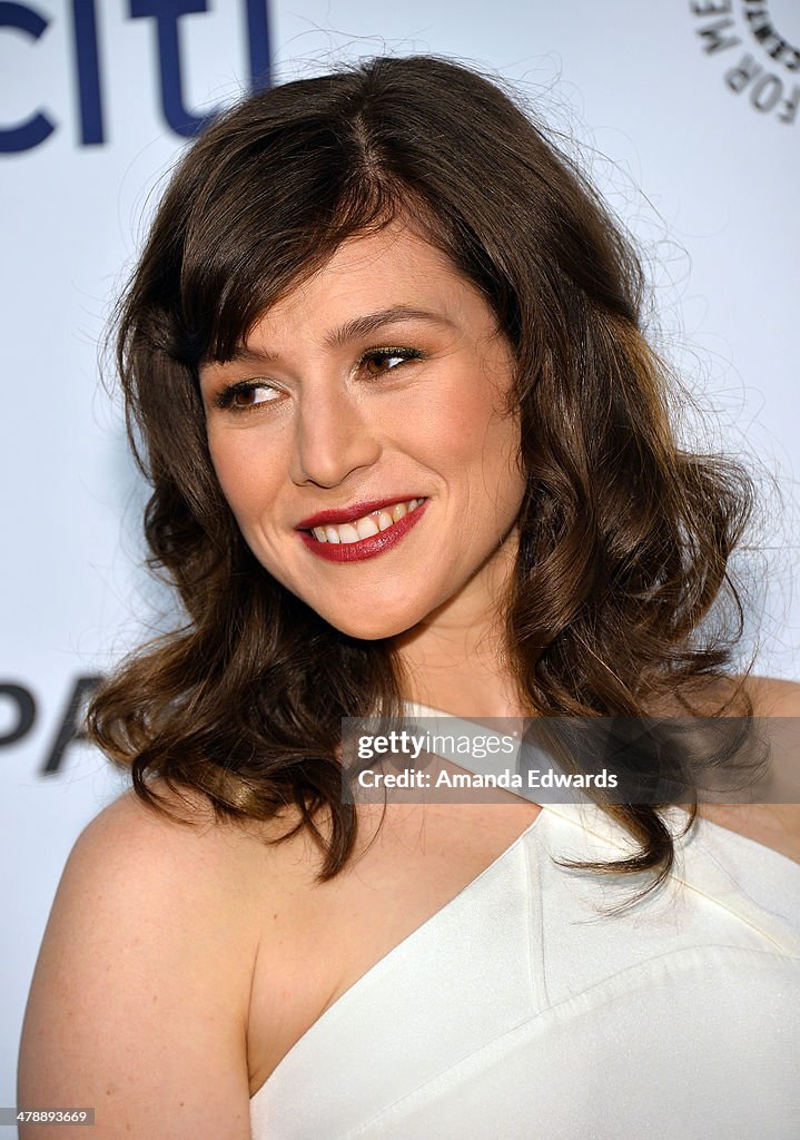 Actress Yael Stone arrives at the 2014 PaleyFest "Orange Is The New... News Photo Getty Images