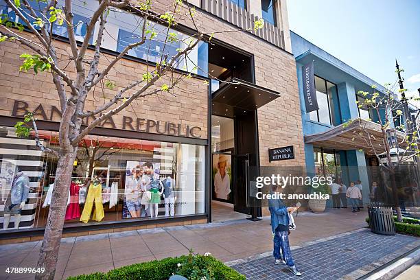 banana republic store, the grove, los angeles - the grove los angeles foto e immagini stock