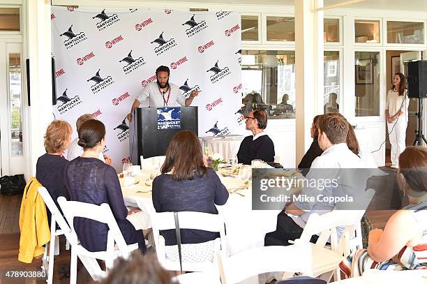 Franklin Leonard attends the "Showtime Tony Cox Awards" brunch during the 20th Annual Nantucket Film Festival - Day 5 on June 28, 2015 in Nantucket,...