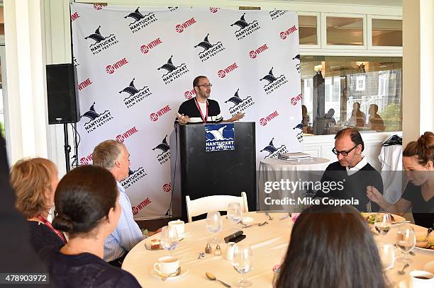 Basil Tsiokos attends the "Showtime Tony Cox Awards" brunch during the 20th Annual Nantucket Film Festival - Day 5 on June 28, 2015 in Nantucket,...