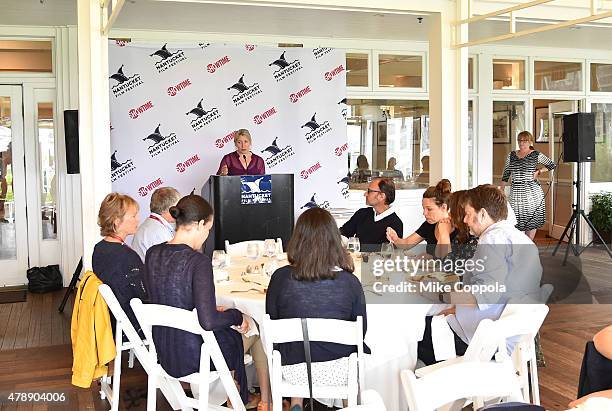 Mystelle Brabbee attends the "Showtime Tony Cox Awards" brunch during the 20th Annual Nantucket Film Festival - Day 5 on June 28, 2015 in Nantucket,...