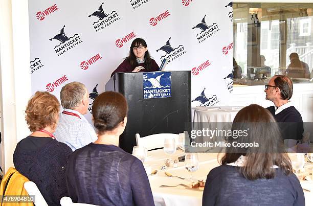 Kristen Davila attends the "Showtime Tony Cox Awards" brunch during the 20th Annual Nantucket Film Festival - Day 5 on June 28, 2015 in Nantucket,...