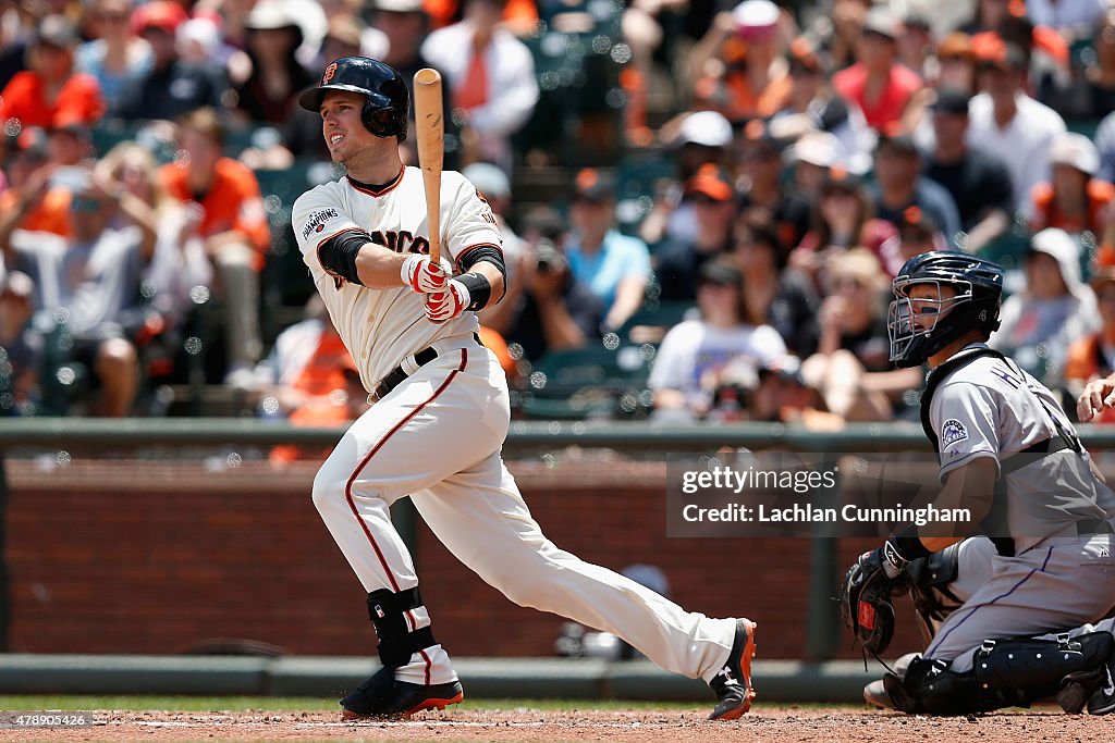 Colorado Rockies v San Francisco Giants