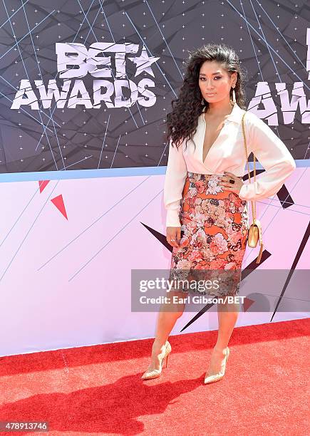 Pianist Chloe Flower attends the 2015 BET Awards at the Microsoft Theater on June 28, 2015 in Los Angeles, California.