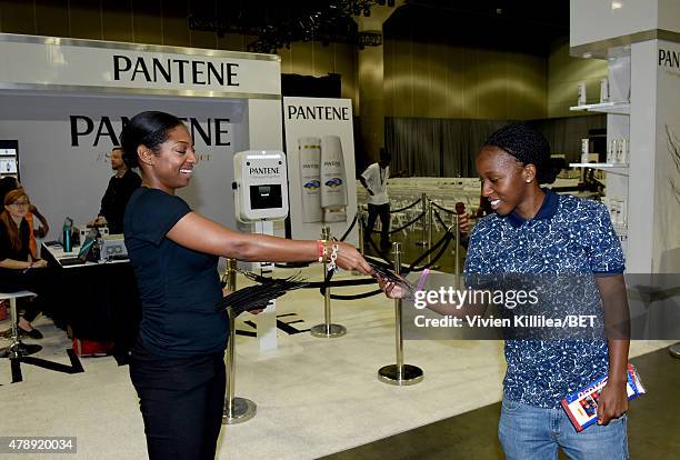 Guests attend the Fashion and Beauty @BETX presented by Pantene during the 2015 BET Experience at the Los Angeles Convention Center on June 28, 2015...