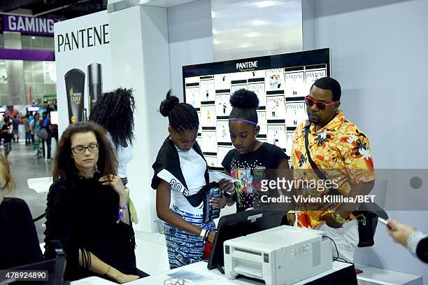 Guests attend Fashion and Beauty @BETX presented by Pantene during the 2015 BET Experience at the Los Angeles Convention Center on June 28, 2015 in...