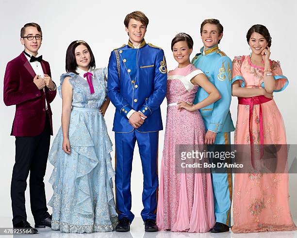 Disney Channel's original movie "Descendants" stars Zachary Gibson as Doug, Brenna D'Amico as Jane, Mitchell Hope as Ben, Sarah Jeffery as Audrey,...