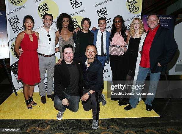 Producer Shih-Ching Tsou, actor Karren Karagulian, actor Kitana Kiki Rodriguez, director Sean Baker, actor James Ransome, actor Mya Taylor, actor...