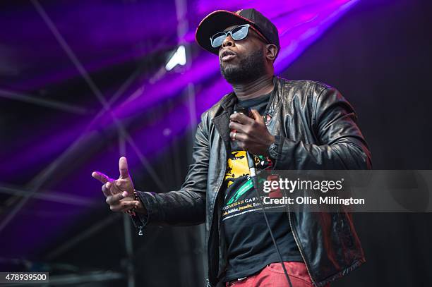 Talib Kweli Performs onstage during a Black Star set on day 1 of Wireless Festival 2015 at Finsbury Park on June 28, 2015 in London, England.