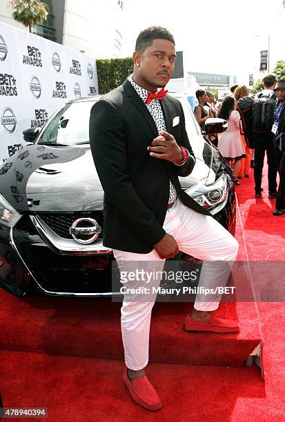 Actor Pooch Hall attends the Nissan red carpet during the 2015 BET Awards at the Microsoft Theater on June 28, 2015 in Los Angeles, California.