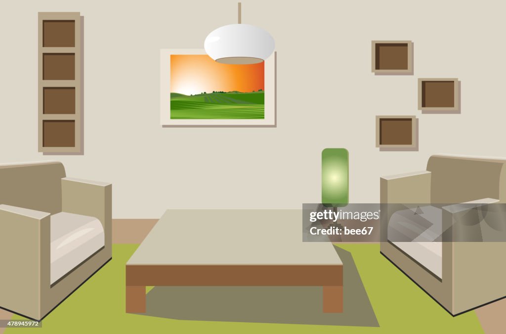 Flat Interior Design High-Res Vector Graphic - Getty Images