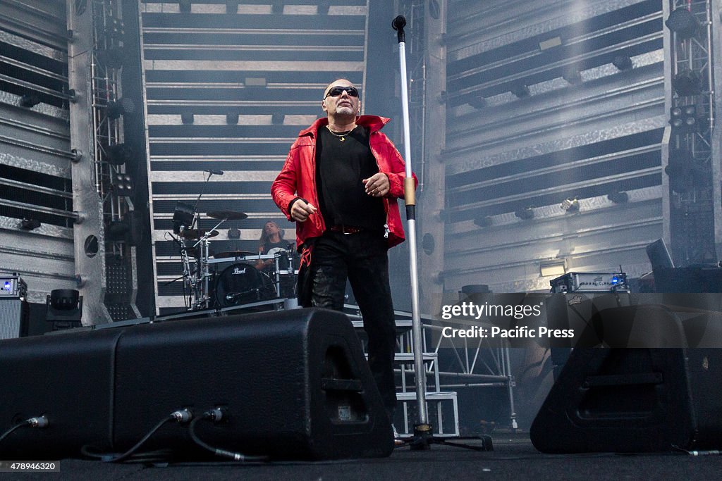 Vasco Rossi, very famous Italian singer, 63 years old,...