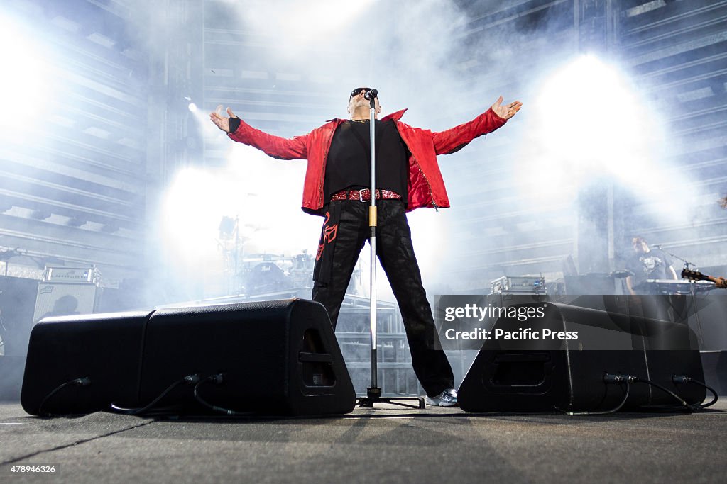 Vasco Rossi, very famous Italian singer, 63 years old,...