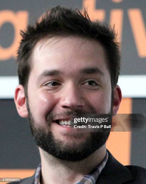 Entrepreneur Alexis Ohanian speaks onstage at "Be Awesome Without Their Permission" during the 2014 SXSW Music, Film + Interactive Festivalat Austin...
