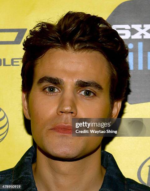 Actor Paul Wesley attends the "Before I Disappear" Photo Op and Q&A during the 2014 SXSW Music, Film + Interactive Festival at Alamo Ritz on March...