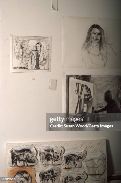 Larry Rivers Studio Susanwood Larryrivers Photos and Premium High Res Pictures - Getty Images