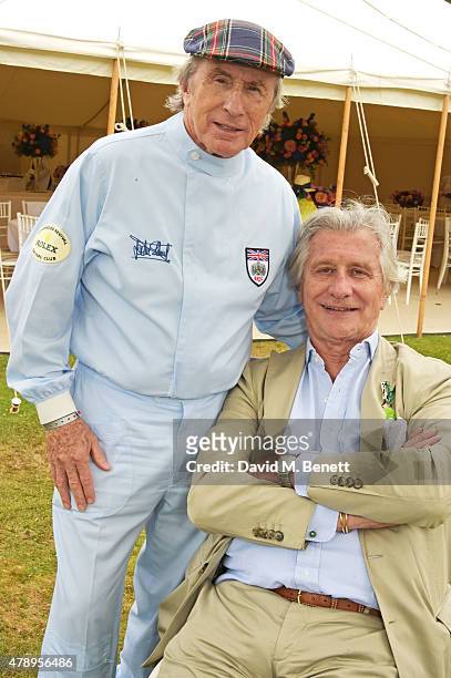 Sir Jackie Stewart and Arnaud Bamberger attend the Carter Style & Luxury Lunch at the Goodwood Festival of Speed on June 28, 2015 in Chichester,...