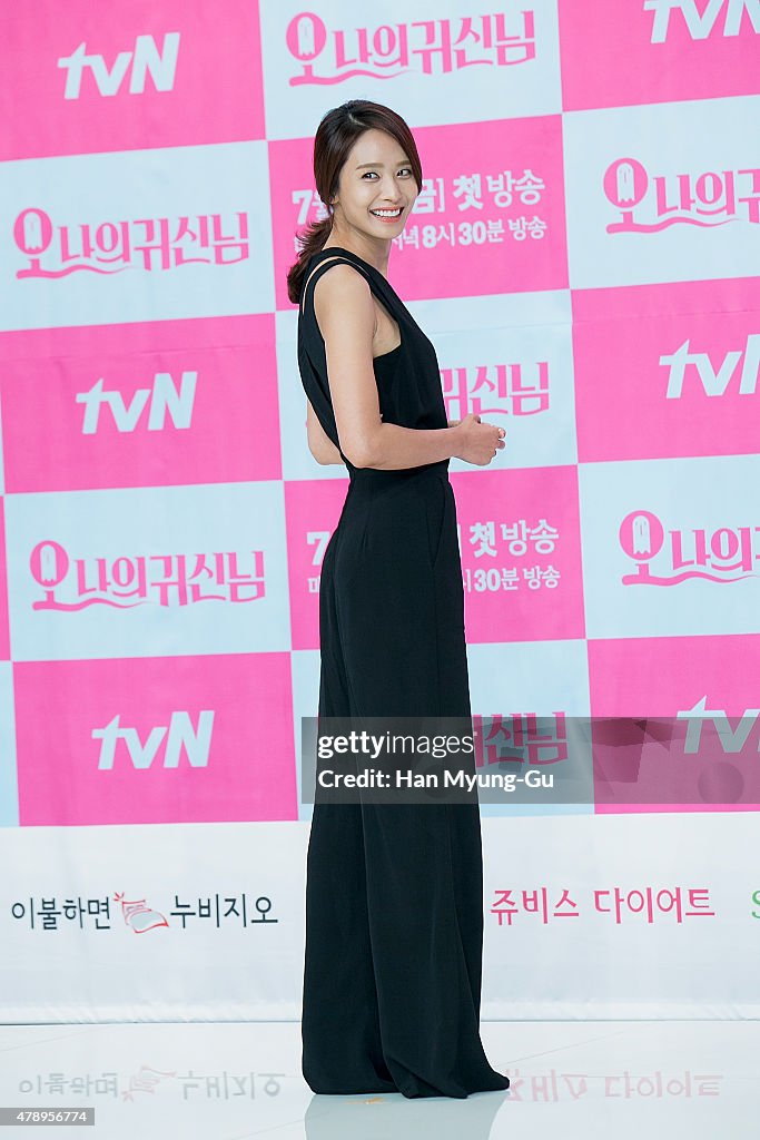 TvN Drama "Oh My Ghost" Press Conference In Seoul