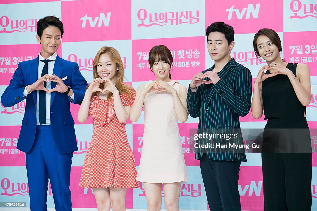 TvN Drama "Oh My Ghost" Press Conference In Seoul